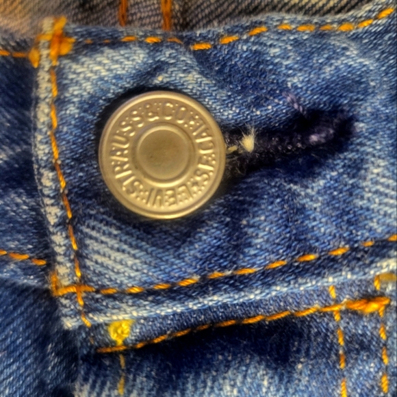 Levi’s 501 Denim Distressed Jean Shorts W30 A60 Waterless - Picture 5 of 11